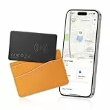 VINGNUT Geldbörsen-Tracker-Karte,Drahtlos wiederaufladbarer Wallet Tracker,Kompatibel mit Apple Find My(nur iOS),für Geldbörsen,Telefon,Reisepässe,Gepäckstück-Tracker