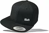 Baddery Cap Flexfit Snapback - „läuft“ - Bestickte Kappe (One Size)