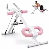 MERACH Bauchtrainer Bauchmuskeltrainer für Zuhause Multifunktionale Trainingsgerät für Ganzkörpertraining Abdominal Ab Machine mit LCD-Monitor Bauchmuskeltrainer Bauchmuskeltraining