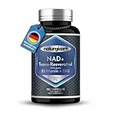 NAD, Resveratrol, Niacinamide, TMG 1000mg (120 Kapseln). Unser NAD+ oder NAD plus verbessert NMN, NMN kapseln, nadh. -Starke Anti-Aging- und Revitalisierungsformel. Naturgizer+