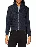 Urban Classics Damen Diamond Quilt Nylon Jacket Jacke, Navy, M
