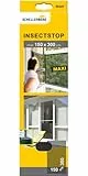 Schellenberg 50325 Fliegengitter für große Fenster Insektenschutz und Mückenschutz ohne Befestigungsband, 150 x 300 cm, Anthrazit