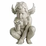 Design Toscano Cherub Statue Des Lebens Rätsel, Maße: 23 x 29 x 38 cm 2.25 kg