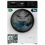 Cecotec Waschmaschine 7 kg Frontlader Bolero Dresscode 7410 Inverter A. 1850W, 1200 U/min einstellbar, 16 Programme, Inverter Plus Motor, Niedriger Verbrauch, Dampf, Kleidung sterilisieren