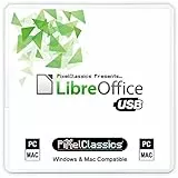 LibreOffice Professional Plus 2026 auf USB | Office-Paket kompatibel mit Microsoft Office Word, Excel und PowerPoint | Dauerlizenz ohne Abonnement | PC Windows 11, 10, 8, 7, Vista, XP und Mac