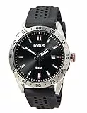 Lorus Herren-Uhr Quarz Edelstahl mit Silikonband RH965NX9