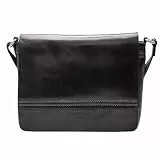Gerry Weber - Schultertasche Damen, Umhängetasche in Schwarz, Handtasche aus echtem Leder