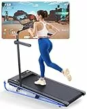 Superun Walking Pad mit Steigung – 3,0 PS Laufband für Zuhause mit App und Fernbedienung – Laufband mit Steigung 136 kg unter den Schreibtisch