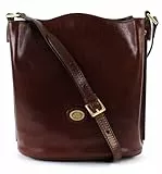 The Bridge 04704101 Damen Schultertaschen 26x28x16 cm (B x H x T), Braun (14 14)