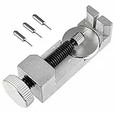 MMOBIEL Uhren Armband Pin Entferner Metall verstellbar Werkzeug Kit für Uhrenmacher mit 3 x Ersatzstift