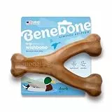 Benebone Wishbone Kauspielzeug für Hunde – Robust für Starke Kauer, Geschmack: Ente, Größe L