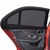 VVAYHUA Sonnenschutz Auto, 2-Pakete Fenster Schatten Universal Seitenfenster Sonnenblendung und UV-Schutz für Kinder/Erwachsene/Baby/Haustiere
