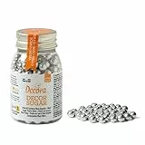 Decora 2081130 PAKETE 100 G MAXI SILBER ZUCKERPERLEN