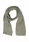 camel active Herren Schal aus reiner Baumwolle Waldgrün, menswear-OS