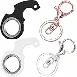 BOZLIY Schlüsselanhänger Spinner Fidget Ring Spielzeug Schlüssel Spinner Mit Metall-Schlüsselanhänger Key Spinners Keychain Spinner Flipping Spinning Schlüsselanhänge Toys Für Erwachsene