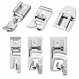 ARJDXDP 6 Stück Multifunktions Nähfuß, Nähfüße für Nähmaschine für Carina, Lidl, Aldi, FIF, TCM, AEG, Privileg, Janome, Veritas, Toyota, Quasatron, Amysa, Singer