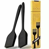 2 Stück 21cm Backpinsel,Silikonpinsel,Backpinsel Silikon,Silikonpinsel Küche,Pinsel Küche,Silikon Pinsel,Grillpinsel,Pinsel Backen,Spülmaschinengeeignet,für Backen,Kochen,Grillen