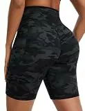 THE GYM PEOPLE Kurze Leggings Damen Hohe Taille Scrunch Booty Lifting Seamless Radlerhose mit Taschen Sommer