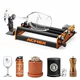 ACMER M2 Laser Rotary Roller,Laser-Rotationswalze Compatible with Most Kinds of Laser Cutter and Engraver Machine, 360 Y-Achse Rotary Roller Engraving Module for Engraving Cylindrical Objects