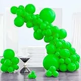 PartyWoo Luftballons Grün, 102 Stück Grüne Ballon Girlande Satz von Verschiedene Größen mit 18 Zoll 12 Zoll 10 Zoll 5 Zoll, Luftballon Girlande für Geburtstagsdeko, Partydeko, Hochzeitdeko, Grün-Y14
