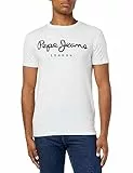 Pepe Jeans Herren Original Stretch N T Shirt, 800weiß, L EU