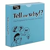 more is more Tell me Why!?-das Fragespiel für Freunde und Familie-Perfekt für jeden Spieleabend mit Freunden und Familie-Kartenspiel für Familienabende, Freundeabende, Weihnachten oder als Geschenk