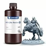 ANYCUBIC ABS-Like Resin 3.0 3D Druckerharz mit hoher Härte und Zähigkeit Hochpräzises Geruchsarm 405nm UV Härtbares Harz für Harz 3D Drucker (Grau, 1kg)