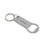 Skoda 6U0087013 Schlüsselanhänger Metall Flaschenöffner Einkaufswagenentriegler Schlüsselring