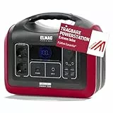 ELMAG Tragbare Powerstation ENERGY 1200 – 992Wh Solargenerator mit LiFePO4 Akku – Mobiler Stromspeicher mit 230V/1200W (Spitze 3600W), 230V AC/12V KFZ/USB – Ideal für Reisen, Camping & Notstrom