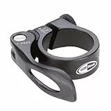 Prophete Sattelklemmring Aluminium 31,8 mm Schwarz für Fahrräder und E-Bikes, Sattelklemmschelle