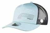 SABBOT Luke Snapback Cap, Moderne Mesh-Kappe, Verstellbare Trucker-Mütze, Basecap, Stylischer Sonnenschutz, Sportcap, Sommerhut, Atmungsaktiv, Ideal für Outdoor (Türkis)