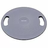 GORILLA SPORTS® Balance Board - mit Griffen, rutschfestem gummiertem Standfuß, Ø 40cm, Kunststoff - Wackelbrett, Therapiekreisel, Gleichgewichtstrainer, Balance-Board für Physiotherapie, Koordination