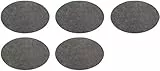 kwb by Einhell 5-tlg. Set Gitter Schleifpapier Wandbearbeitungssystem-Zubehör (Ø 180 mm, 3x P80 und 2x P120, mit Mikrokletthaftung, passend für Wandbearbeitungssystem TE-DW 180)