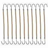 Frcolor 20 stücke Pferdeschwanz Haken Elastische Bänder Hair Styling Stirnband Hair Claw Haarspangen braid (Apricot)
