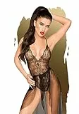Penthouse, Stringbody, Body, verschiedene Größen, Dessous, 'Best foreplay', 2 Teile, schwarz, Größe:M-L