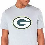 New Era Green Bay Packers NFL Team Logo Grau T-Shirt - XL