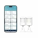 Aqara Bewegungsmelder P1 mit Lichtsensor 2er Pack, 5 Jahre Akkulaufzeit, 170° Erfassungswinkel, Zigbee 3.0, Erkennungs-Zeitlimit 1–200s, kompatibel mit HomeKit, Alexa... Aqara Hub erforderlich