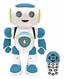 Lexibook - Powerman Jr. Intelligenter Roboter für Kinder der Gedanken liest - Spielzeug für Kinder - Tanzt Musiziert Tier-Quiz STEM Programmierbar Fernbedienung Roboter - Grün/blau - ROB20DE