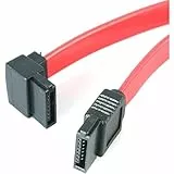 StarTech.com 30cm SATA Serielles ATA Kabel links gewinkelt - Bu/Bu - S-ATA Anschlusskabel, 12 inch