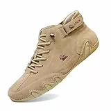Italienische Handgefertigte Wildleder Stiefel Mit Klettverschluss, Beck-Schuhe Für Unisex, Wasserdicht, Leichte, rutschfeste, Atmungsaktive Outdoor Barfuss Schuhe Damen Herren Wanderschuh 40 41 42 43