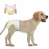 Flying Paws Hunde Windeln, 30 Stück L Anziehbare Einweg-Hundewindeln für Hündinnen - Rüdenwindeln mit 360° elastischem Bund L-30