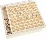 small foot Wörter legen 'Educate' aus Holz, Wortlegespiel für ABC-Anfänger und Schüler, ab 6 Jahren, 10952