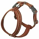 Hurtta Casual Y-Geschirr ECO Komfortables nachhaltiges Hundegeschirr (Cinnamon, 60-70 cm)