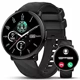 Smartwatch Herren Damen, 1,39' Touch Fitnessuhr mit Bluetooth Anruf AI Assistentin, 112+ Sportmodi Fitness Tracker SpO2 Pulsuhr Schlafmonitor Schrittzähle,IP68 Wasserdicht Sport Uhr für Android iOS