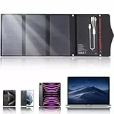 Yard Force LX PB21 Solar Powerbank 13.000mAh mit 21W Falt-Solarpanel | Red Dot Award Winner | PD 18W & QC 3.0 Schnellladefunktion | Autarkes Outdoor Ladegerät für iPhone, Samsung & Camping