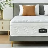 SZsuilong Matratze, 180 x 200 cm, 30 cm, Dicke H3 H4, Hybrid-Matratze mit Formspeicher und unabhängigen Taschenfedern, hohe Widerstandsfähigkeit, 7 Zonen, perfekte Unterstützung, ultra-atmungsaktiv