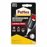 Pattex Sekundenkleber Control, 3 g Flüssigkleber für extra schnelle, starke und flexible Sofortreparaturen im Haushalt, spülmaschinenresistent