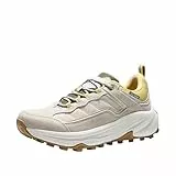 NORTIV 8 Damen wasserdichte Wanderschuhe, Fußgewölbeunterstützung für Outdoor-Aktivitäten, Walking, Trekking, Camping, Tennis, Workout, Cross-Training Sneakers,Size 40,Braun/Weiss,NWUMHI2503
