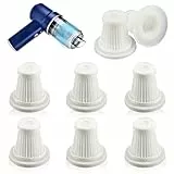 Eudomis 8 Stück HEPA Filter für Handstaubsauger,Milbensauger Ersatzfilter,Ersatzfilter kompatibel mit PeroBuno, Saker, Molfanco, Antifnuo, Lyiazsoy, CUGEFRE, Grixz, KITBEZN, Saker, Freemiao