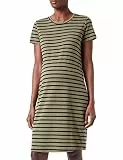 Supermom Damen Dress SS STRIPED Olive Kleid,, per pack Mehrfarbig (Burnt Olive P513), 32 (Herstellergröße: XXS)